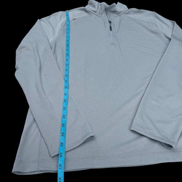 RHONE Sequoia ¼-Zip Pullover Gray Size Medium Polartec Power Dry Active Top - Picture 8 of 16